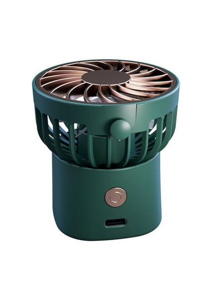 Açık Portatif Küçük Bel Fan, Mini Küçük Asılı Boyun Fanı, USB Masaüstü Fan(Yurt Dışından)