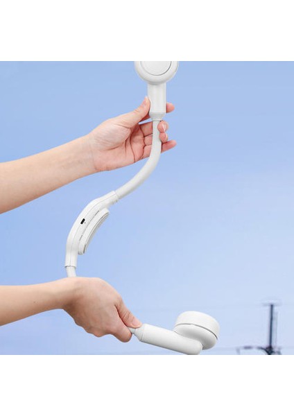 USB Şarj Soğutma Asma Boyun Fanı, Açık Yüksek Rüzgar Taşınabilir Katlanır Fan(Yurt Dışından)