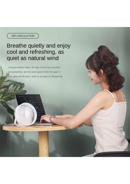 1200 Mah Plastik Elle Tutulan Fan, Basit ve Taşınabilir, Güçlü Rüzgarlı Küçük Fan Için Uygun ve Öğrenci Yurtta Sessiz(Yurt Dışından) fırsatları