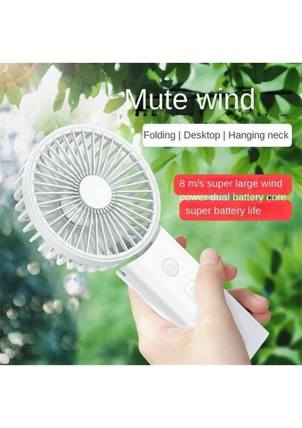 1200 Ma Plastik El Fan, Öğrenci Yurtları Için Şarj Edilebilir Taşınabilir Basit Rüzgar Fanı(Yurt Dışından) modelleri