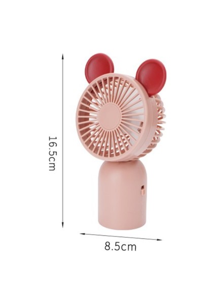 Plastik El Fan, Basit ve Şarj Edilebilir, Öğrenci Yurtta Küçük Taşınabilir Fan Için Uygun(Yurt Dışından)