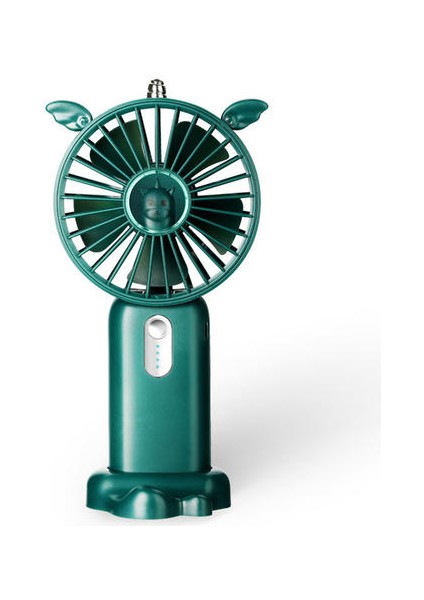 6000 Mah Plastik Elle Tutulan Fan, Yüksek Rüzgar Enerjisi Şarj Edilebilir, Basit ve Öğrenci Yurtta Küçük Taşınabilir Fan Için Uygun(Yurt Dışından)