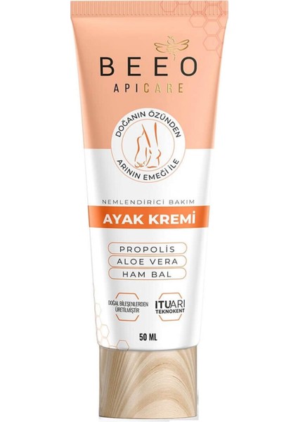 Bee' o  Ayak Kremi Apicare 50 ml