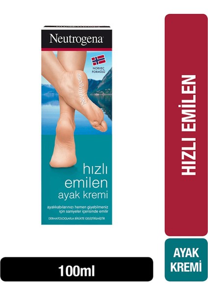 Hızlı Emilen Ayak Kremi 100 ml