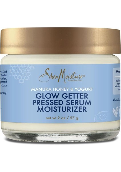 Manuka Balı ve Yoğurt Preslenmiş Serum Nemlendirici Yüz Kremi 57GR