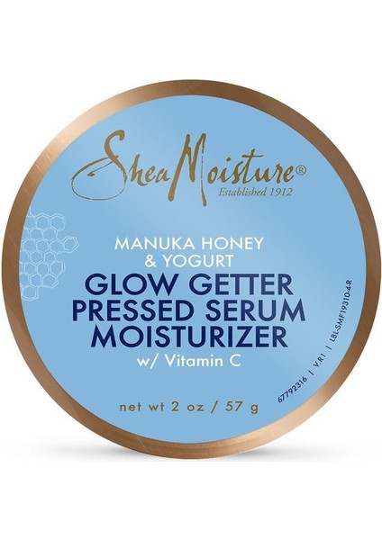 Manuka Balı ve Yoğurt Preslenmiş Serum Nemlendirici Yüz Kremi 57GR