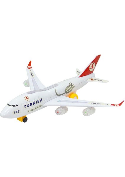 Pilli Işıklı Airline 747 Uçak