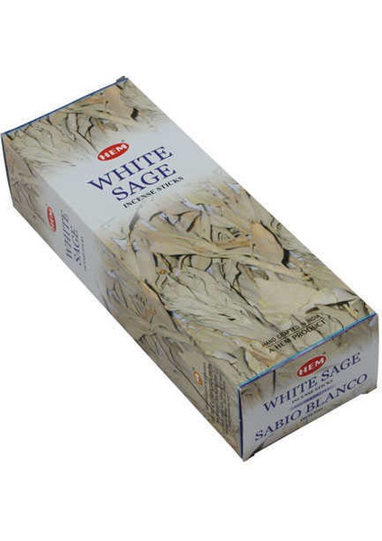 White Sage Hexa Hem Tütsü