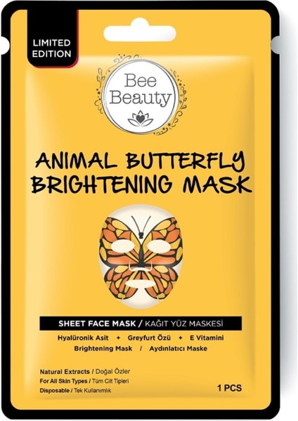 Butterfly Kağıt Maske 25 gr