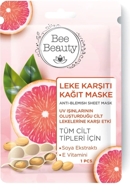 Bee Beauty Leke Karşıtı Kağıt Maske 25 ml