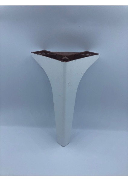 Plastik,19*10*10 Cm Beyaz Koltuk,Ünite,Berjer,Mobilya Ayağı (4 Adet)