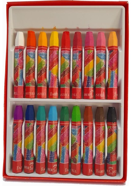 Pastel Boya 18 Renk Karton Kutu Faber Castell Pastell 18 Renk Pastel Boya