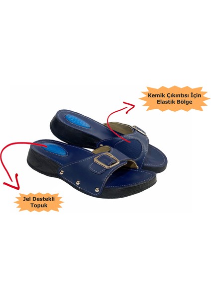 Comfort Halluks(Kemik Çıkıntısı) ve Jelli Topuk Dikeni Terliği Günlük Kadın Terlik