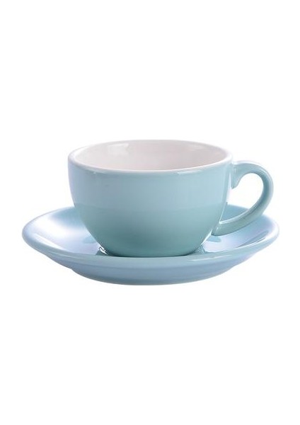 Avrupa Tarzı Seramik Kalınlaşmış Cappuccino Standart Rekabet Çelenk Latte Sos Fincan(Yurt Dışından)