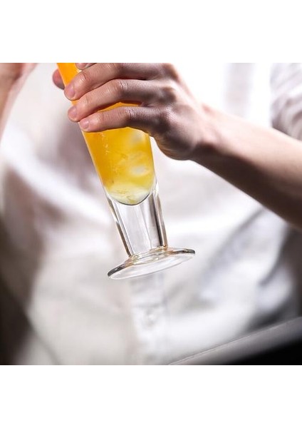 380ML Yüksek Flüt Şekli Özel Restoran Milkshake Meyve Suyu Collins Cam Lounge Bar Bira Steins Kokteyl Kupası Highball Gözlük | Collins Cam(Yurt Dışından)