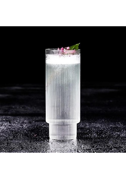 Sadelik Çizgili Cam Yaratıcı Kokteyl Cam Japon Tarzı Bira Bardağı Mojito Viski Şarap Seti Ev Restoran Drinkware | Kokteyl Cam(Yurt Dışından)