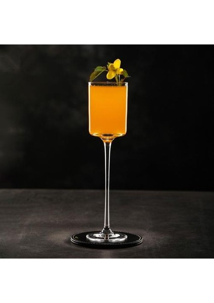 125ML Basit Sanat Kısa Tüp Goblet Kokteyl Brendi Champagne Sake Cup Aile Bar Klasik Şarap Drinkware | Şeffaf(Yurt Dışından)