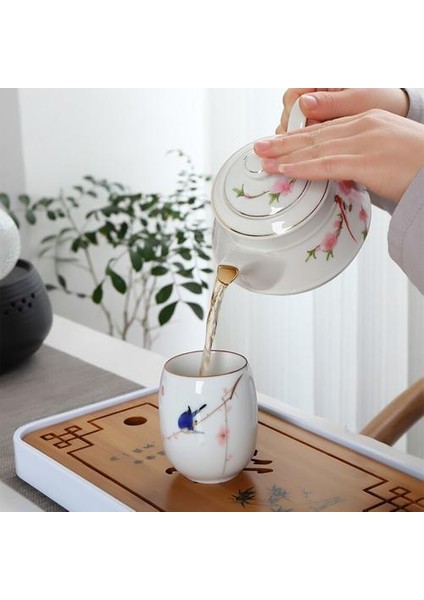 Seramik Çaydanlık Su Isıtıcısı Restoran Porselen Çay Potu Çin Kung Fu Çay Potu Drinkware | Çaydanlıklar(Yurt Dışından) fırsatları