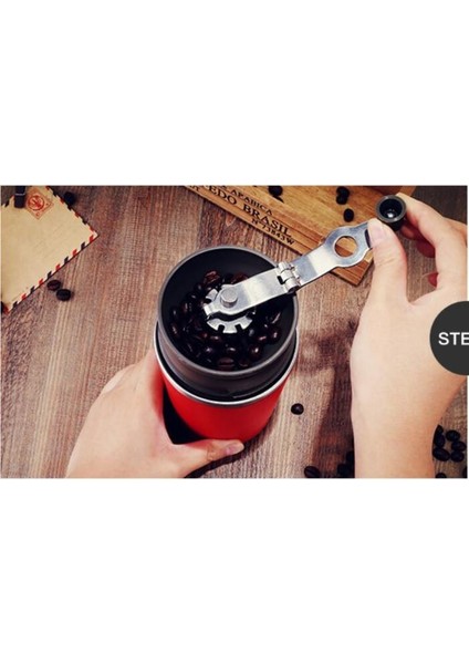 Kahve Grinderstainless Manuel Kolay Kahve Öğütücü Kahve Kupa Taşınabilir Kahve Makinesi Percolator Seti(Yurt Dışından) modelleri