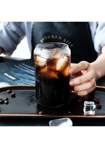 Yaratıcı Cam Bardak Kahve Kupa Süt Çay Kutular Bira Kokteyl Soğuk Içecek Suyu Kupası Yüksek Borosilikat Cam Dayanıklı Bar Aksesuarları | Bira Steins(Yurt Dışından)