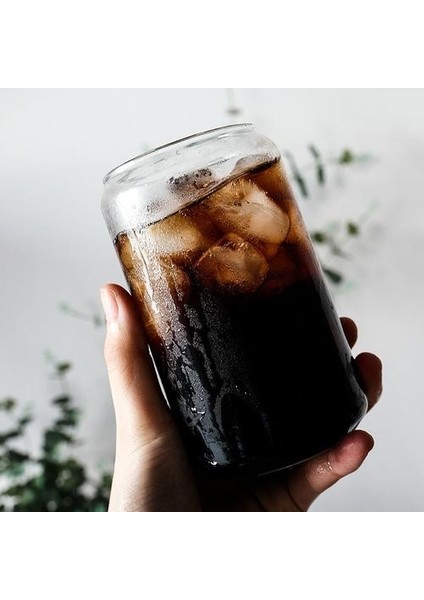 Yaratıcı Cam Bardak Kahve Kupa Süt Çay Kutular Bira Kokteyl Soğuk Içecek Suyu Kupası Yüksek Borosilikat Cam Dayanıklı Bar Aksesuarları | Bira Steins(Yurt Dışından)
