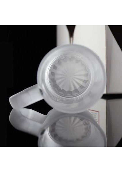 Buzul Kupası Yüksek Kapasiteli Buzlu Kolu Cam Bardak Isıya Dayanıklı Güzel Şarap Bira Drinkware Kupa Çay Bardağı | Bira Steins(Yurt Dışından)