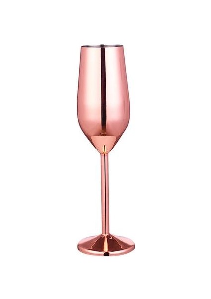 Paslanmaz Çelik Şampanya Kupası Şarap Cam Kokteyl Cam Metal Şarap Cam Bar Restaurant Goblet | Şarap Kadehleri(Yurt Dışından)