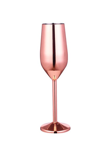Paslanmaz Çelik Şampanya Kupası Şarap Cam Kokteyl Cam Metal Şarap Cam Bar Restaurant Goblet | Şarap Kadehleri(Yurt Dışından)