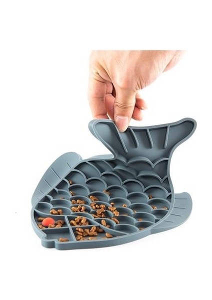 Silikon Pet Yavaş Gıda Mat Anti Choke Kase Köpek Yalama Plaka Katlanır Kedi Besleyici Tedavi Dağıtım Pet Besleme Malzemeleri | Köpek Besleme(Yurt Dışından) fırsatları