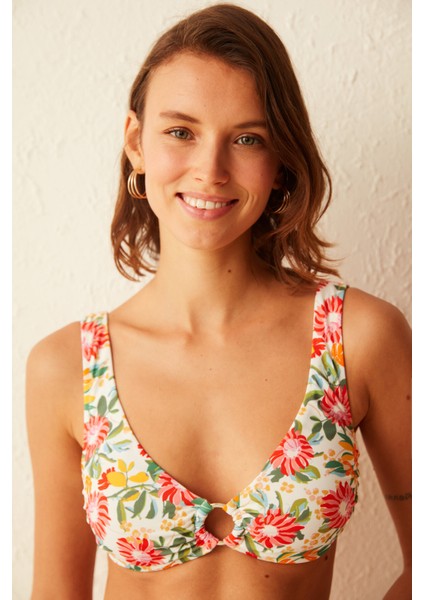 Çok Renkli Nice Hot Bikini Üstü