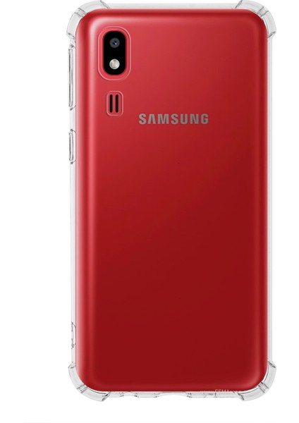 Samsung Galaxy A02 Core ile Uyumlu Kapak Köşe Korumalı Airbag Antishock Silikon ile Uyumlu Kılıf