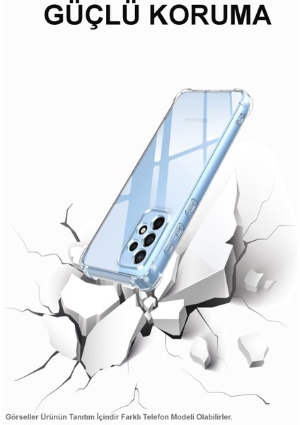 Samsung Galaxy A02 Core ile Uyumlu Kapak Köşe Korumalı Airbag Antishock Silikon ile Uyumlu Kılıf