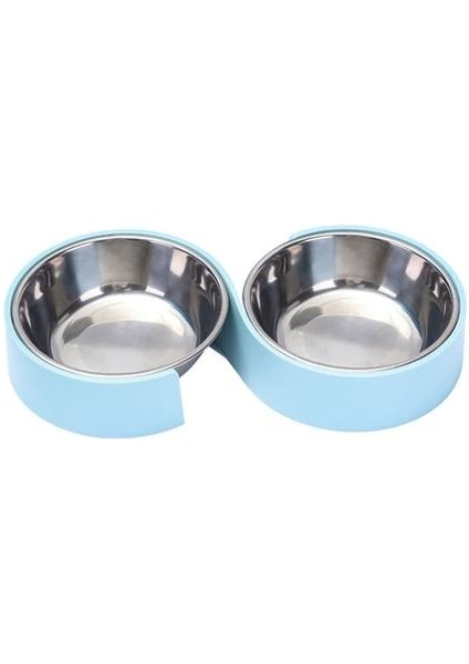 Çift Köpek Kaseleri Paslanmaz Çelik Pet Gıda Su Besleyici Besleme Yemekleri Küçük Köpek Aksesuarları Kedi Yavru Besleme Malzemeleri | Köpek Besleme(Yurt Dışından)