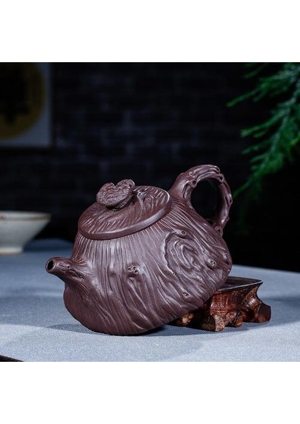 Yixing Mor Kil Çaydanlık Ham Cevhalık Mor Kil Bahar Taş Scoop Pot Kungfu Çay Seti Çaydanlık 270ML | Çaydanlıklar(Yurt Dışından)