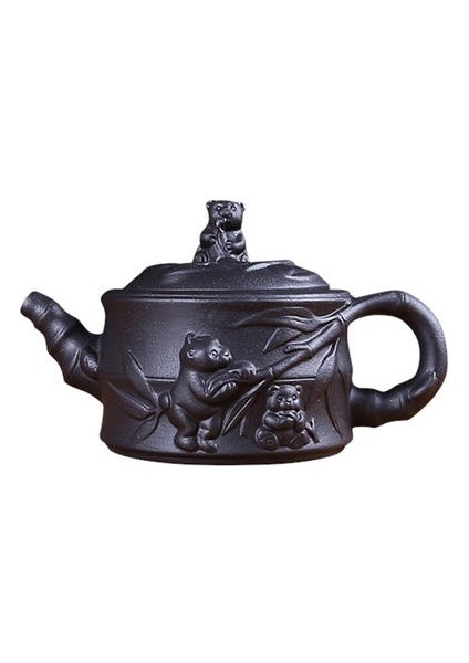 350 ml Çaydanlık Çin Porselen Panda Bambu Çay Potu Kung Fu Çay Seti Çaydanlıklar El Yapımı Zisha Seramik Su Isıtıcısı | Çaydanlıklar(Yurt Dışından)