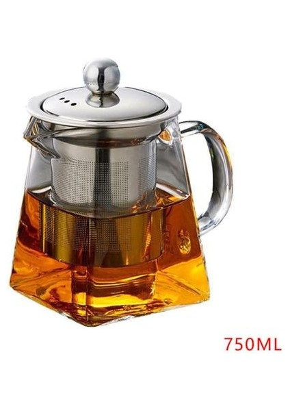 Isıya Dayanıklı Cam Çaydanlık Paslanmaz Çelik Çay ile Demlik Filtre Çiçek Çay Kettle Kung Fu Çay Seti Puer Oolong Çaydanlık | Çaydanlıklar(Yurt Dışından) fırsatları