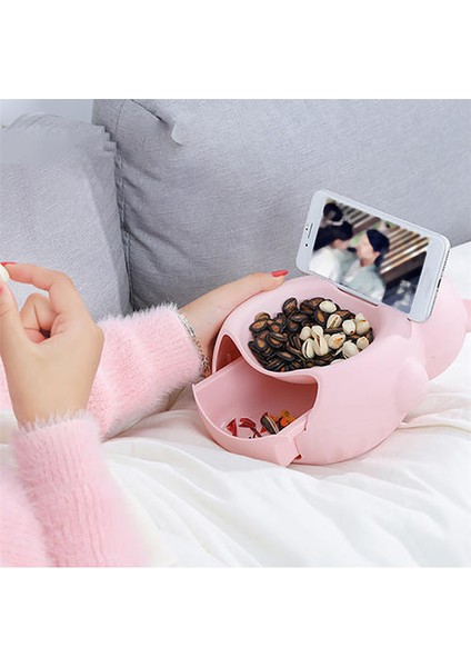 Yaratıcı Tembel Snack Kase Masa Saklama Kutusu Şekli Kase Tohumlar Için Mükemmel Somunlar ve Kuru Meyve Saklama Kutusu Tv Için Telefon Tutucu | Saklama Kutuları ve bidon(Yurt Dışından) fırsatları
