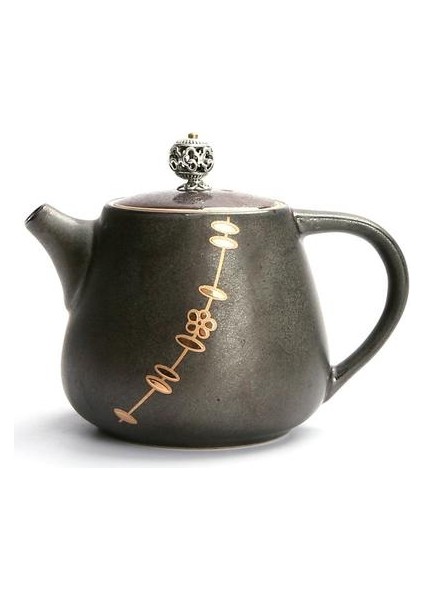 El Boyalı Seramik Çaydanlıklar El Yapımı Erik Çiçeği Desen Demlik Japon Tarzı Kung Fu Çay Seti Vintage Çaydanlık Su Isıtıcısı | Su Isıtıcısı Tencere | Su Isıtıcısı Çaydanlık Seramik(Yurt Dışından)