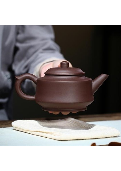 Cevheri Mor Kil Demlik El Çan Büyük Ürün Tek Çay Demlik Kung Fu Takım Elbise | Çaydanlıklar(Yurt Dışından)