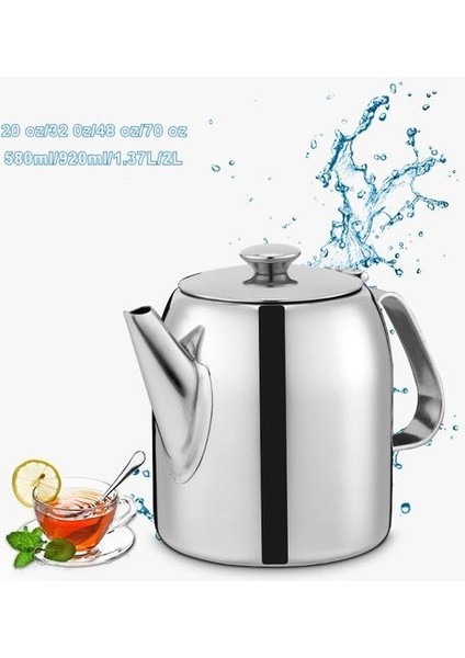 Paslanmaz Çelik Demlik Kahve Döşeme Filtreleme Delikli Su Isıtıcısı Destek Soba Pişirme Ev Mutfak Bar Kahve Dükkanı Aksesuarları | Çaydanlıklar (580ML)(Yurt Dışından) fiyatları