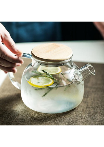 Şeffaf Borosilikat Cam Çaydanlık Isıya Dayanıklı Büyük Temizle Çay Potu Çiçek Çay Seti Puer Su Isıtıcısı Kupası Ofis Ev Aracı | Çaydanlıklar(Yurt Dışından) fiyatları