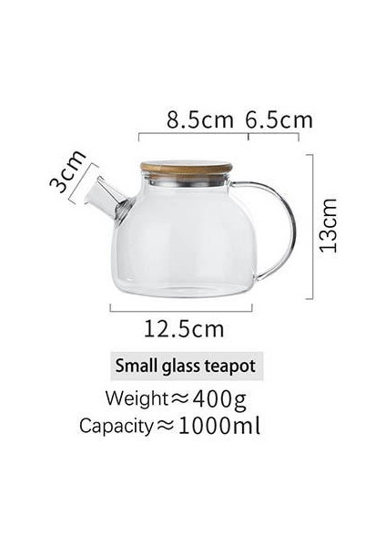 Şeffaf Borosilikat Cam Çaydanlık Isıya Dayanıklı Büyük Temizle Çay Potu Çiçek Çay Seti Puer Su Isıtıcısı Kupası Ofis Ev Aracı | Çaydanlıklar(Yurt Dışından) modelleri