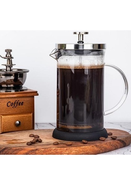 Basit Tasarım Fransız Basın Kahve Makinesi Sıcak ve Soğuk Su Isıtıcısı Süzgeci Çay Potu Su Filtresi Sürahi Sürahi Kapasitesi 12 Oz | Kahve Tencereler(Yurt Dışından)