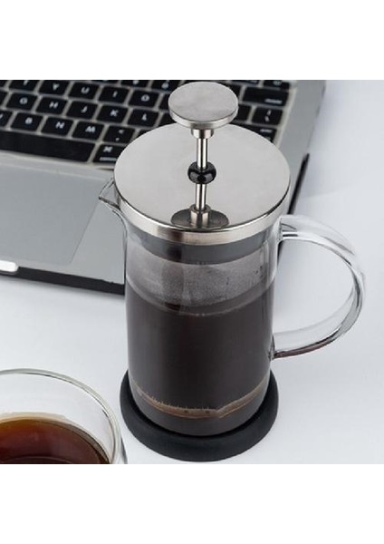 Basit Tasarım Fransız Basın Kahve Makinesi Sıcak ve Soğuk Su Isıtıcısı Süzgeci Çay Potu Su Filtresi Sürahi Sürahi Kapasitesi 12 Oz | Kahve Tencereler(Yurt Dışından)