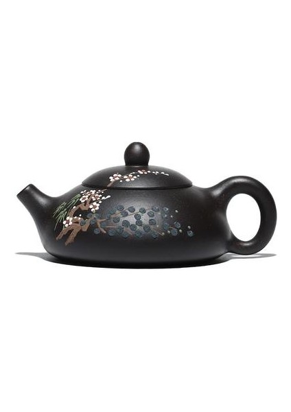 El Yapımı Çiçek Boyama Shipiao Çay Su Isıtıcısı Yeşil Kırmızı Çay Için Mor Kil Çaydanlıklar Ev Kung Fu Teaware Setleri 160ML | Çaydanlıklar(Yurt Dışından)