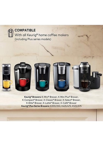 Keurig Için 1 Paket Kullanımlık Zemin Kahve Filtresi Keurig Için Komf 2.0 1.0 K200 250 K425 475 K525 575 | Kahve Filtreleri(Yurt Dışından) fırsatları