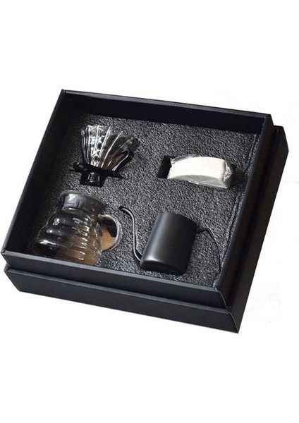 Kahve Makinesi Hediye Kutusu Seti Kamp Taşınabilir Büfe Kahve Bulut Pot Mini Kahve Percolator | Kahve Filtreleri(Yurt Dışından)