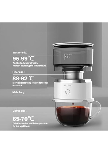 Taşınabilir Damla Cezve Mini Damla Tipi Kahve Makinesi Ev Kullanımı Espresso Makinesi(Yurt Dışından)