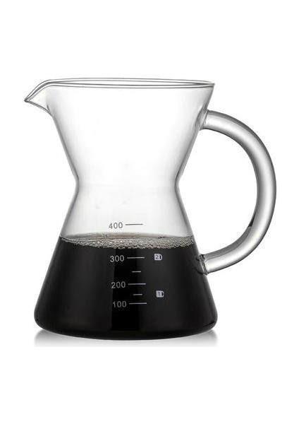 Isıya Dayanıklı Kahve Makinesi Cam Cezve Paslanmaz Çelik Huni Filtresi ile Pratik Kahve Su Isıtıcısı Dayanıklı Coffeeware(Yurt Dışından)