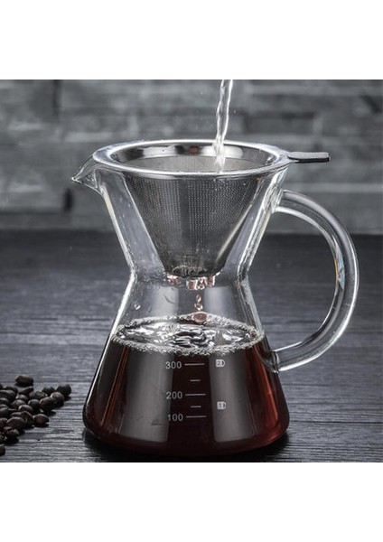 Isıya Dayanıklı Kahve Makinesi Cam Cezve Paslanmaz Çelik Huni Filtresi ile Pratik Kahve Su Isıtıcısı Dayanıklı Coffeeware(Yurt Dışından) modelleri